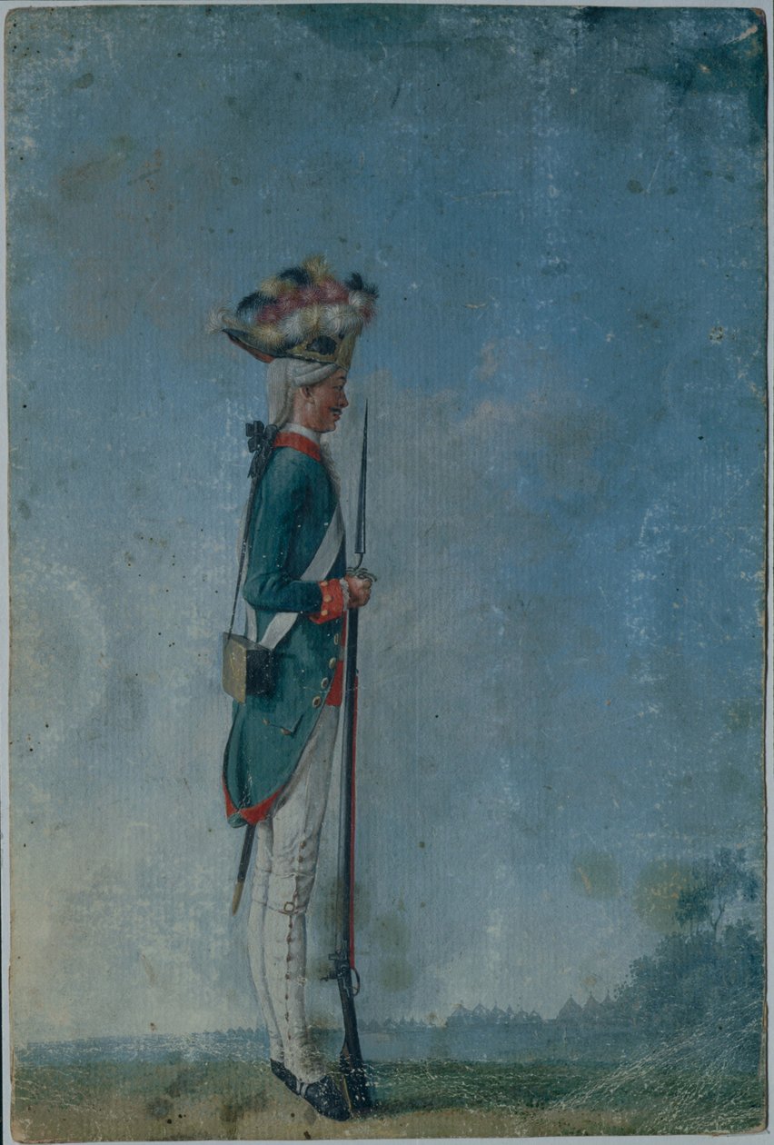 Grenader fra Preobrazhensky Regiment, slutningen af 1770