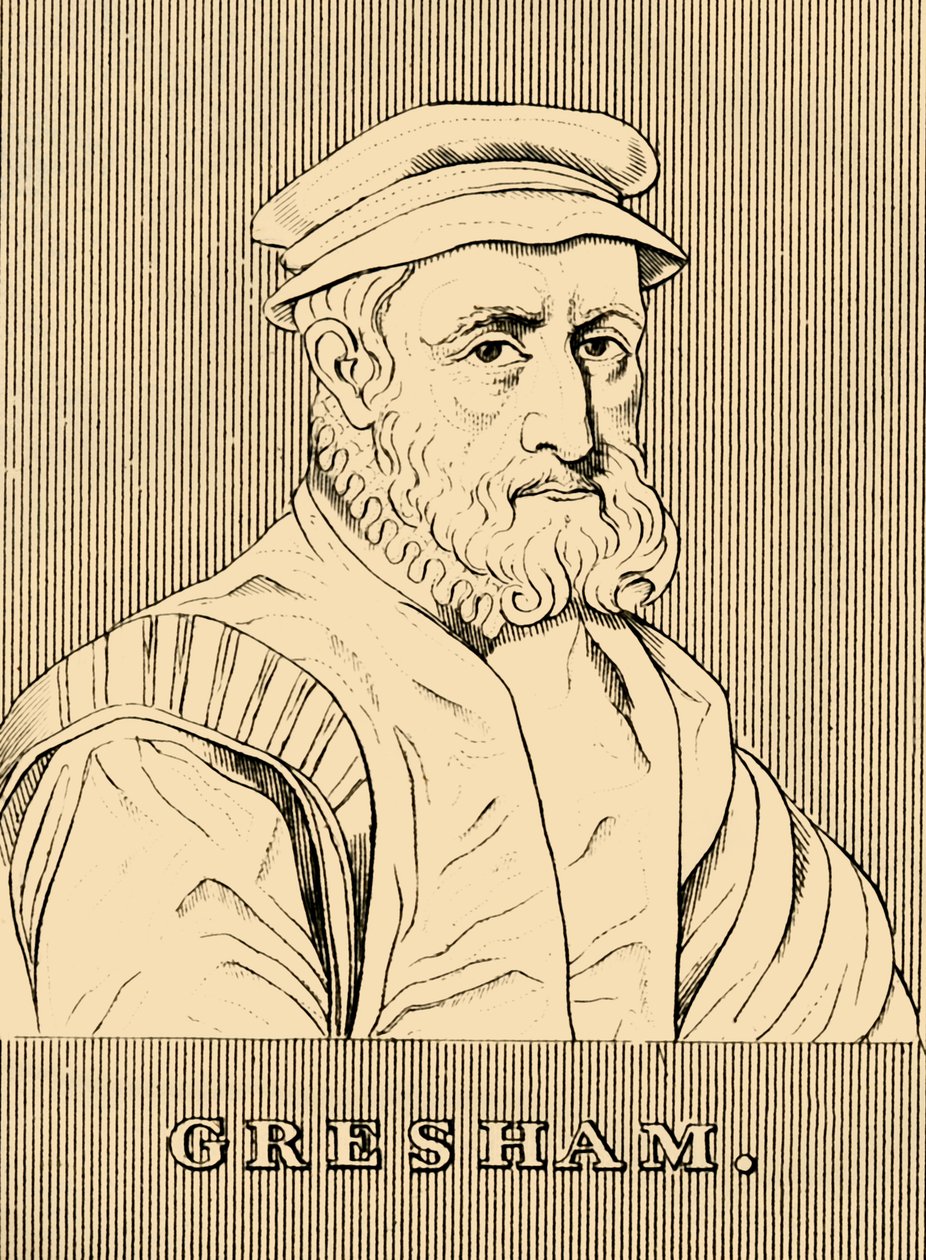 Gresham, c1519-1579, 1830. af Unbekannt