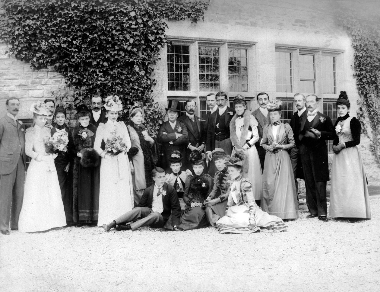 Gruppefoto, c1882 af Unbekannt