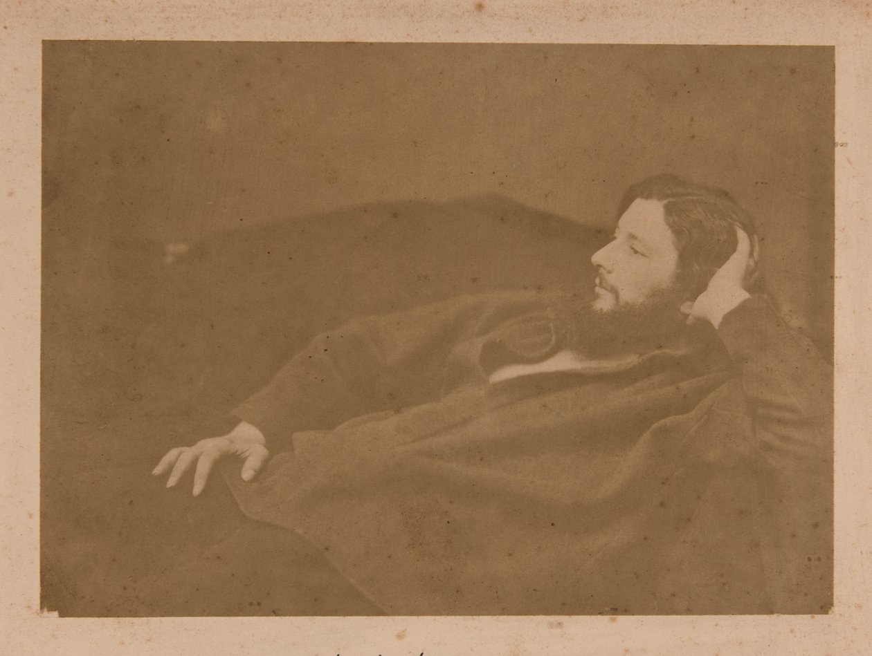 Gustave Courbet, ca 1865. af Unbekannt