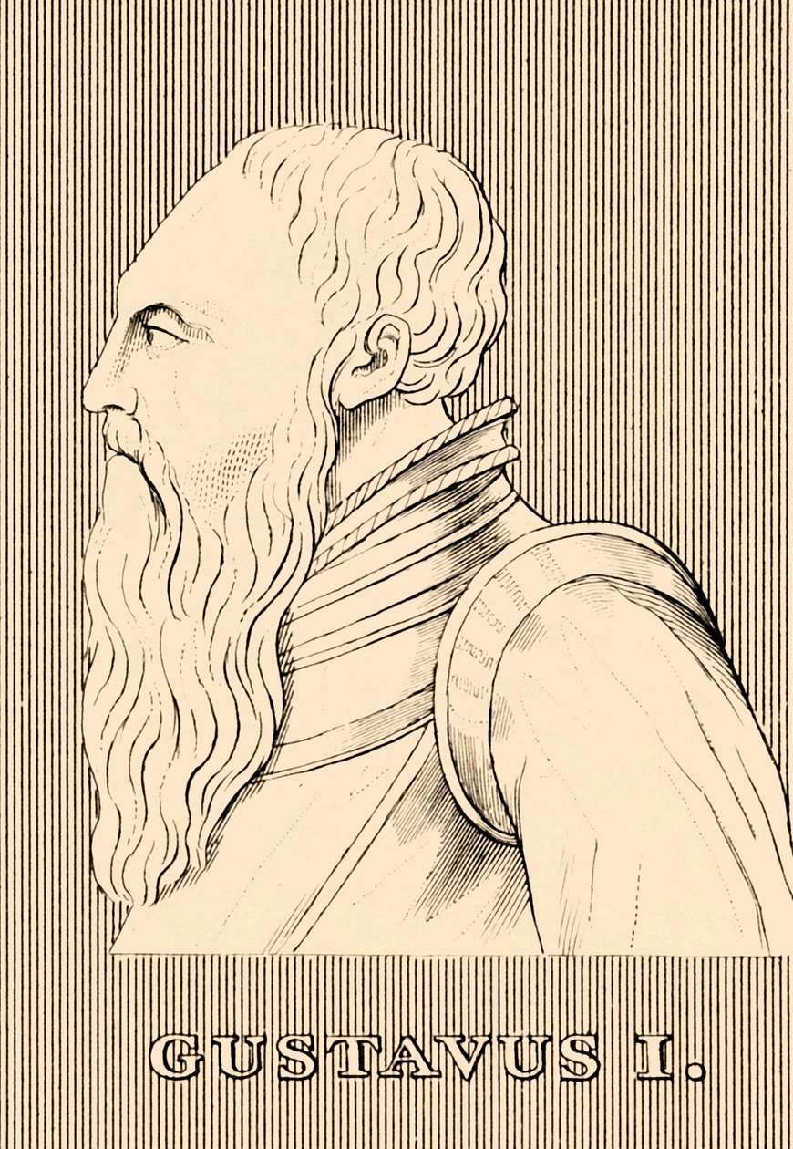 Gustav I, 1496-1560, 1830. af Unbekannt