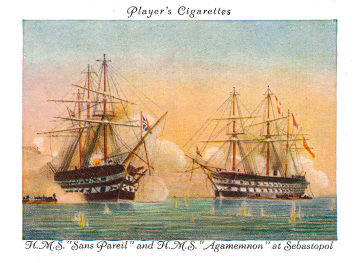 H.M.S.Sans Parieland H.M.S.Agamemnon ved Sebastopol, 1936. af Unbekannt