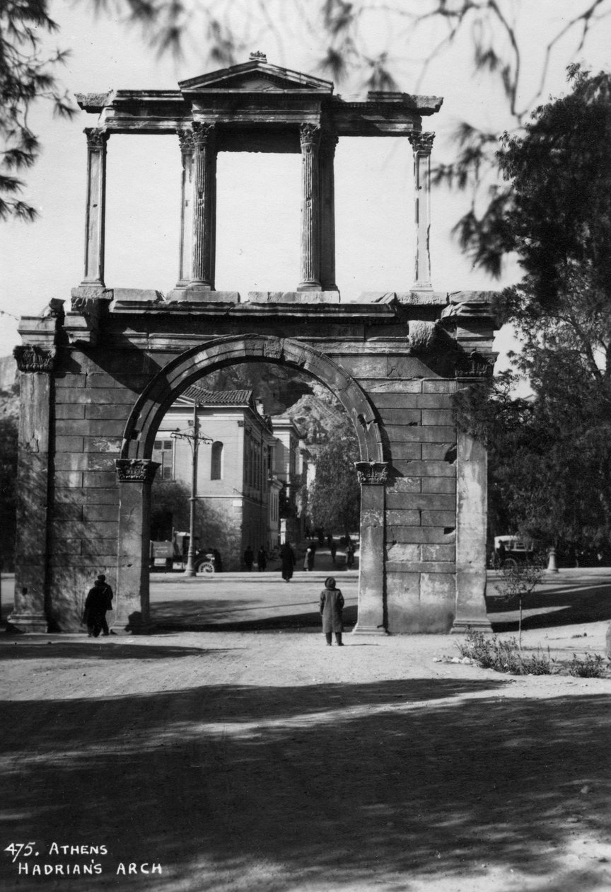 Hadrians Arch, Athen, Grækenland, c1920