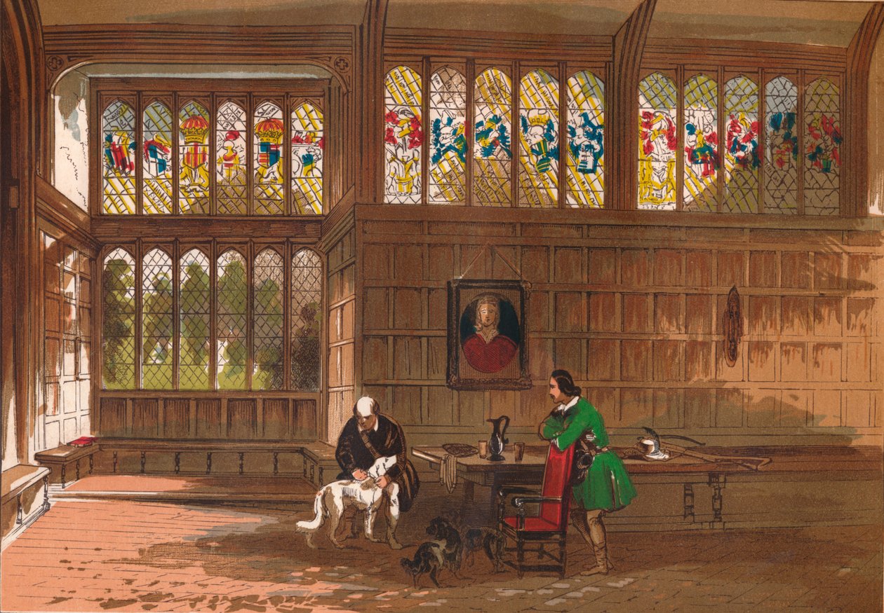 Hall i Ockwells, Berkshire, 1845 af Unbekannt