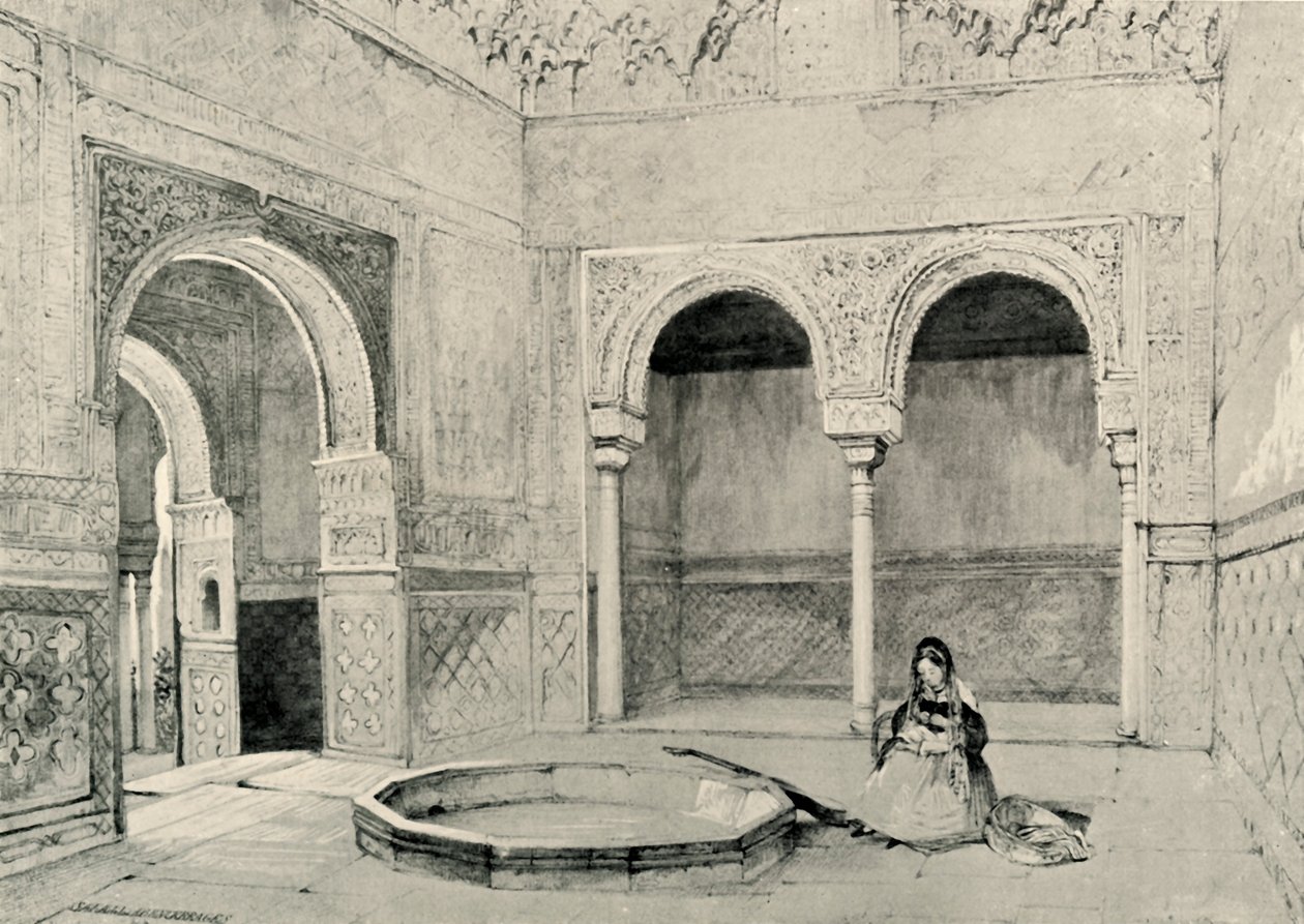 Hall of the Abencerrages, 1800-tallet, 1907. af Unbekannt