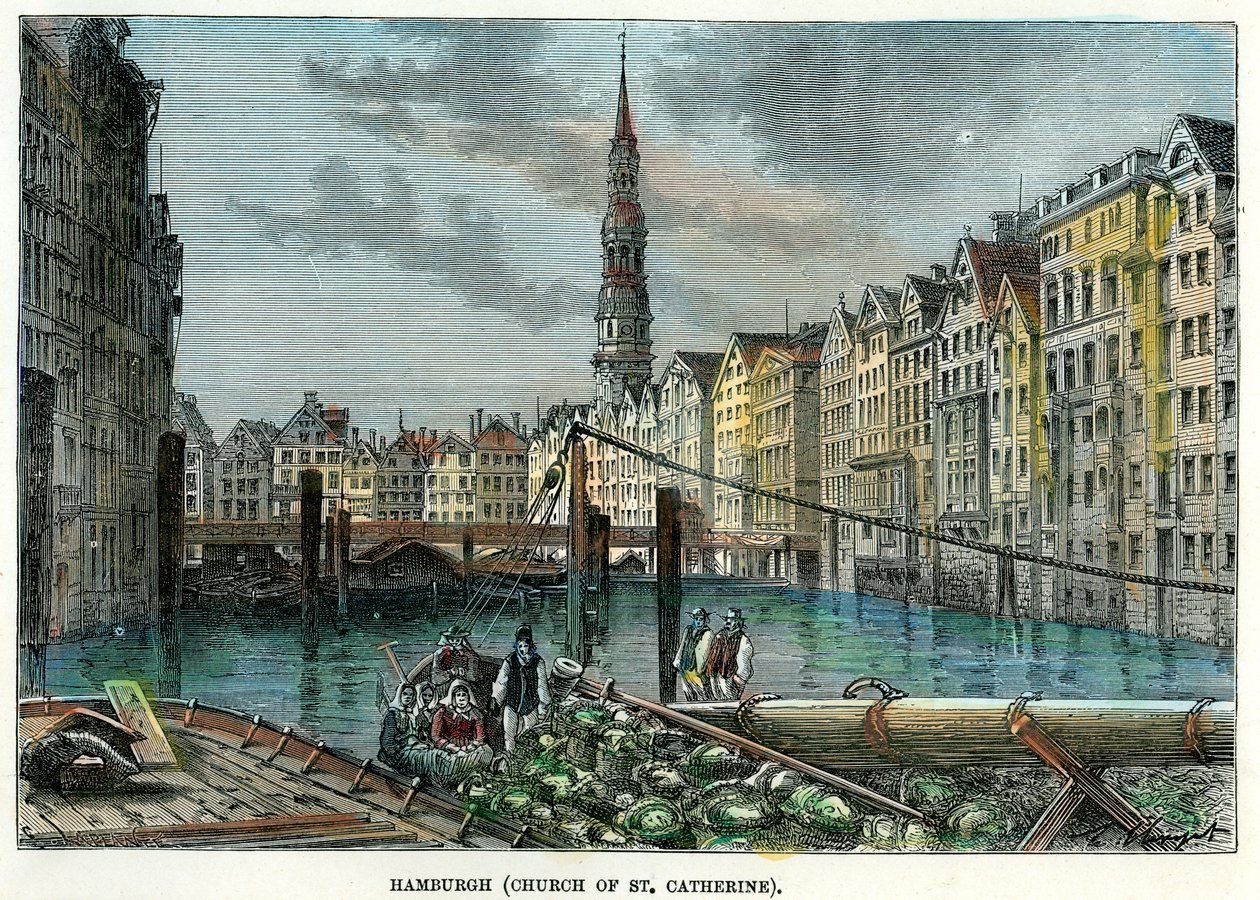 Hamborg, Tyskland, c1880 af Unbekannt