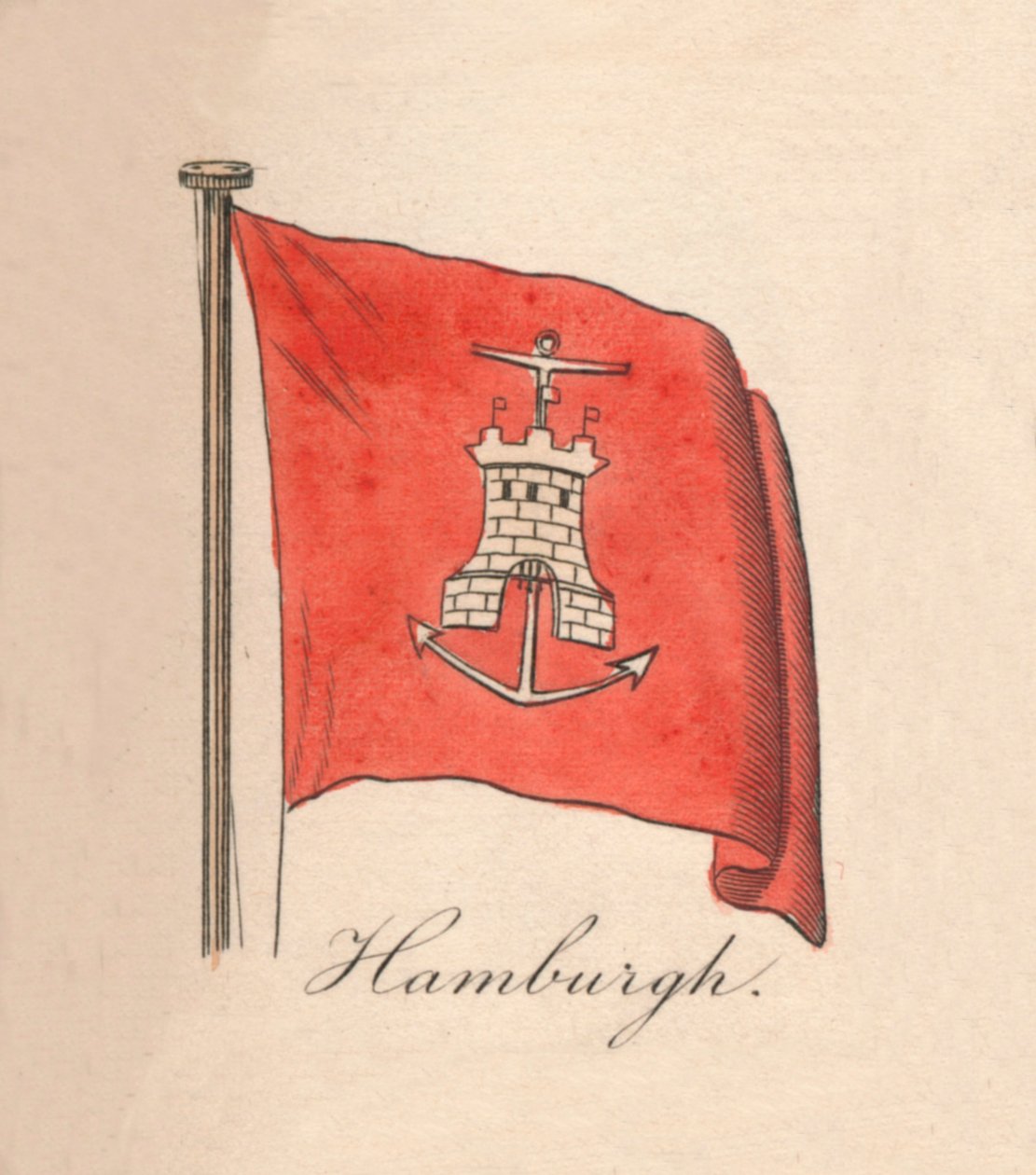 Hamborg, 1838 af Unbekannt