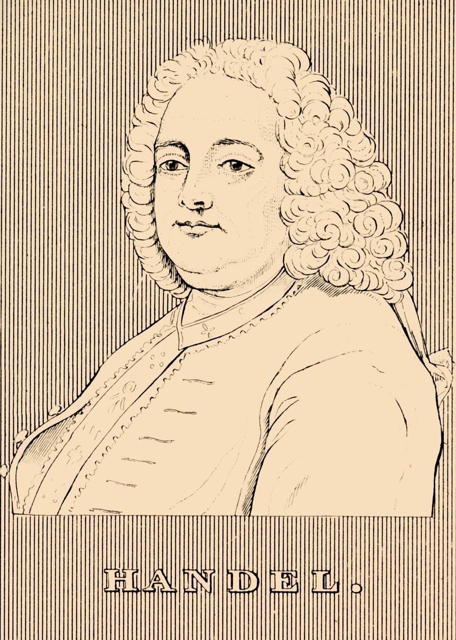 Handel, 1685-1759, 1830. af Unbekannt