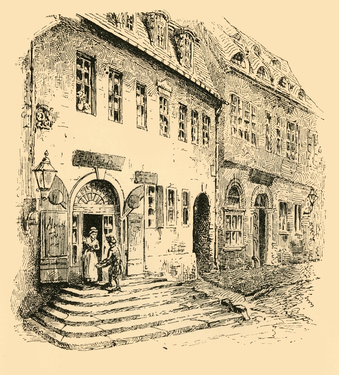 Handelsfødested, Halle, Sachsen, 1907. af Unbekannt