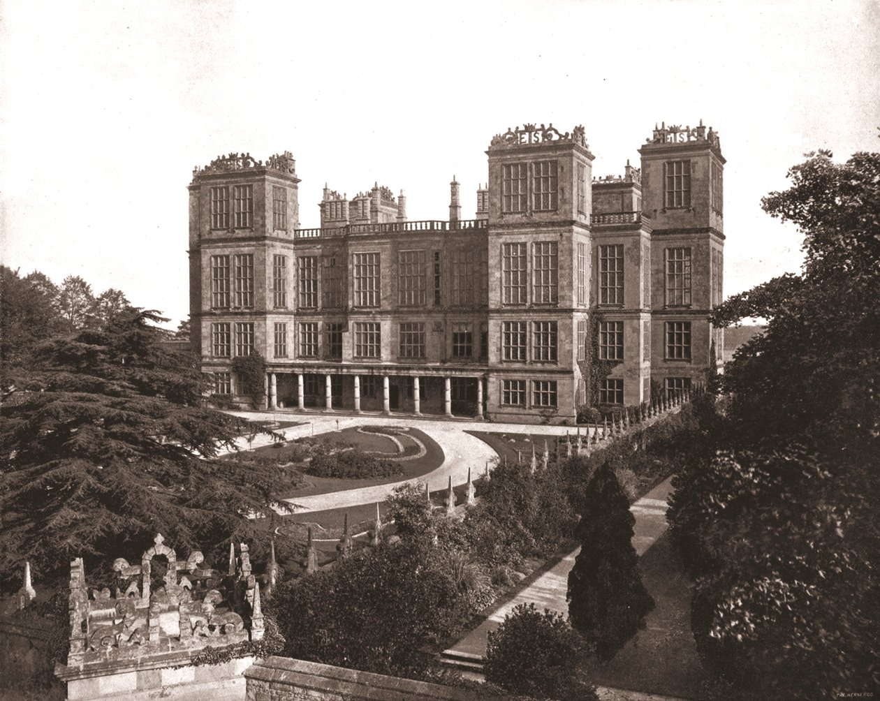 Hardwick Hall, Derbyshire, 1894. af Unbekannt