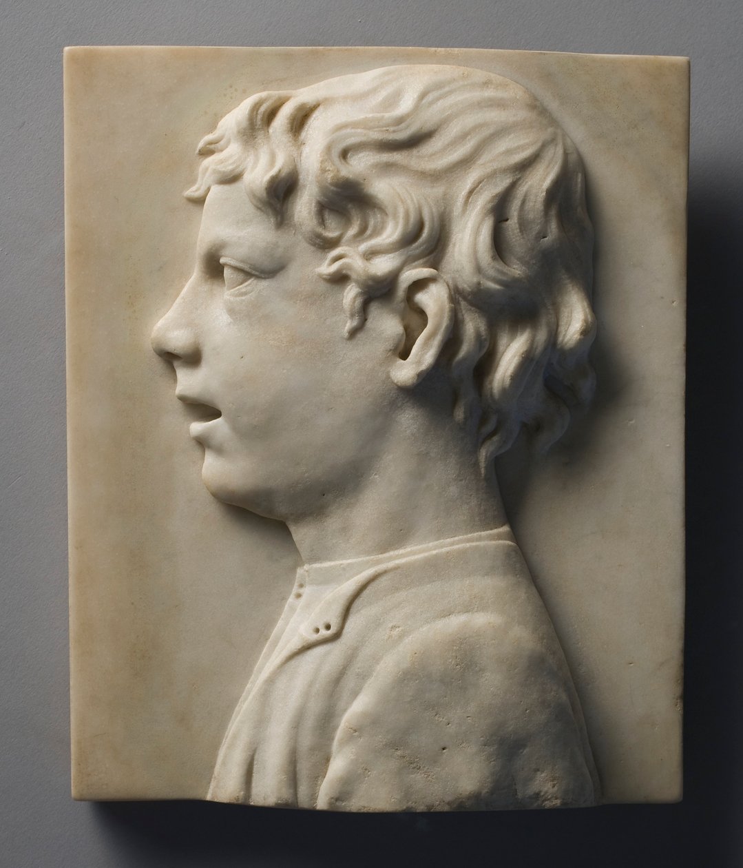 Hoved af en dreng, ca. 1460. af Unbekannt