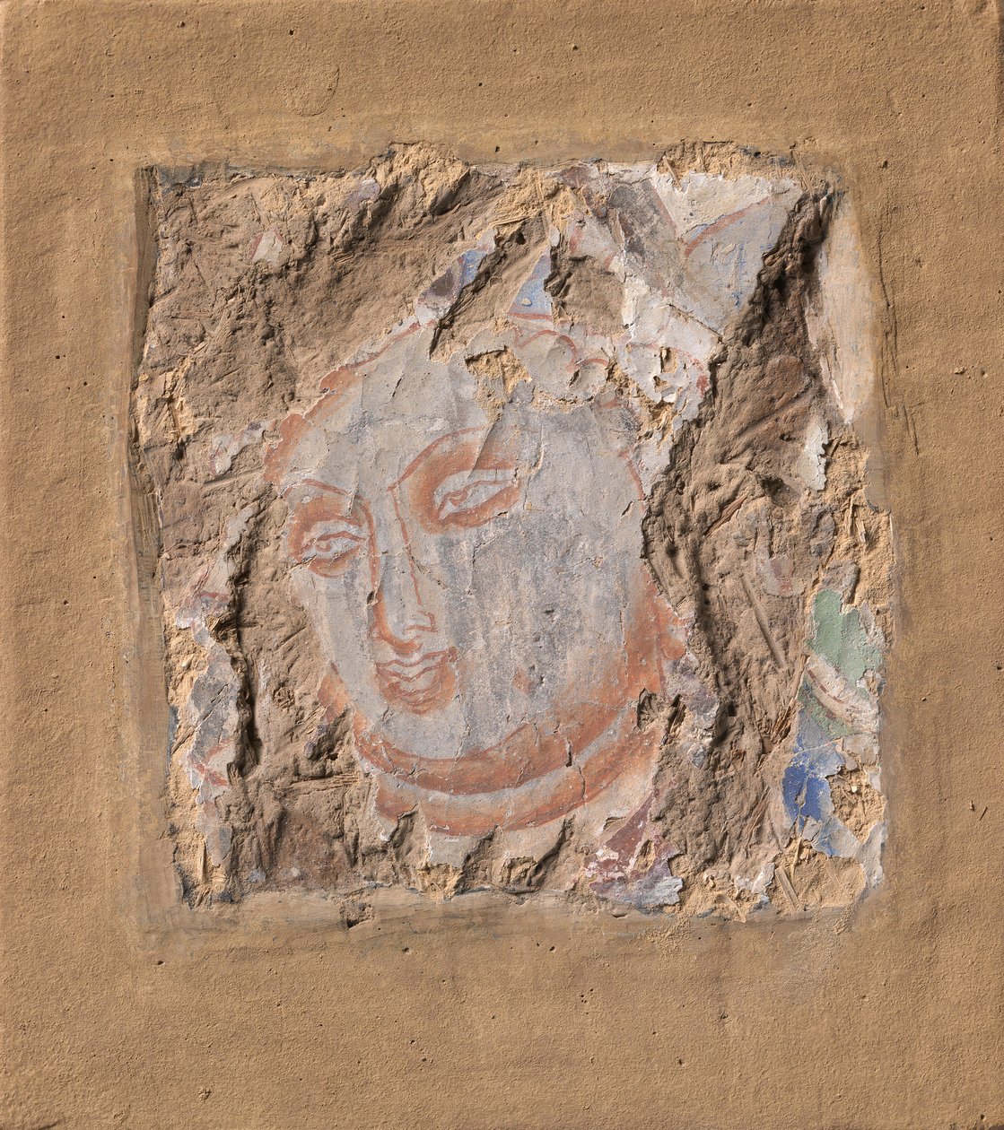 Buddhas hoved, ca. 6.-7. århundrede. af Unbekannt