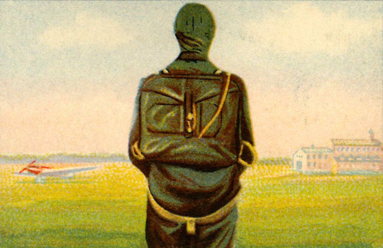 Heinecke faldskærm, c1918, 1932. af Unbekannt