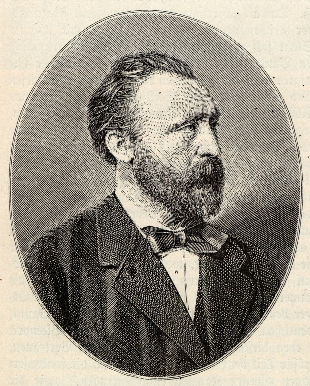 Heinrich von Stephan 1831-1897, generalpostdirektør. af Unbekannt