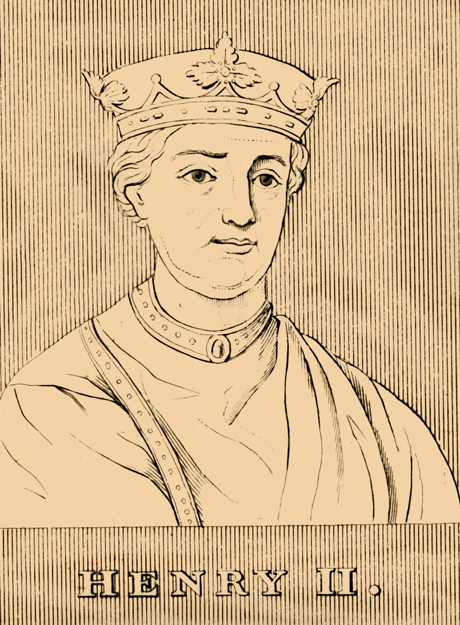 Henrik II, 1133-1189, 1830. af Unbekannt