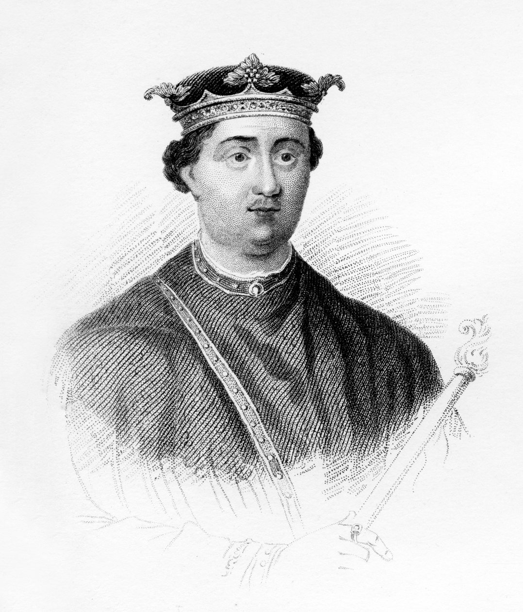 Henrik II, konge af England, c1850 af Unbekannt