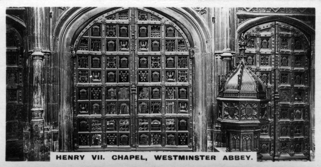 Henry VII Chapel, Westminster Abbey, London, c1920