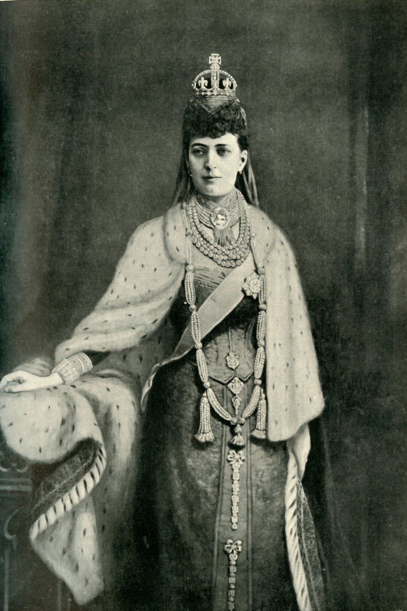 Hendes Majestæt Dronning Alexandria, 1902. af Unbekannt