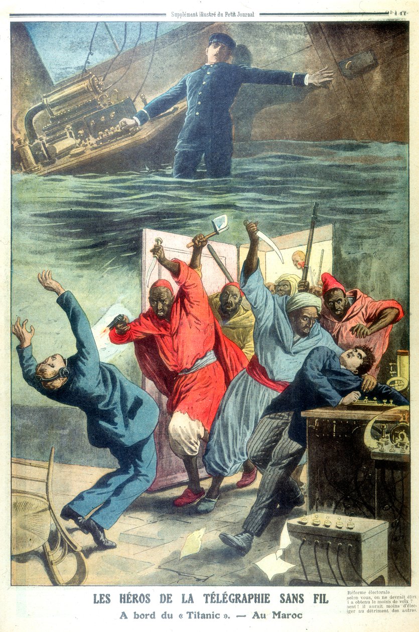 Heroiske trådløse operatører, 1912 af Unbekannt
