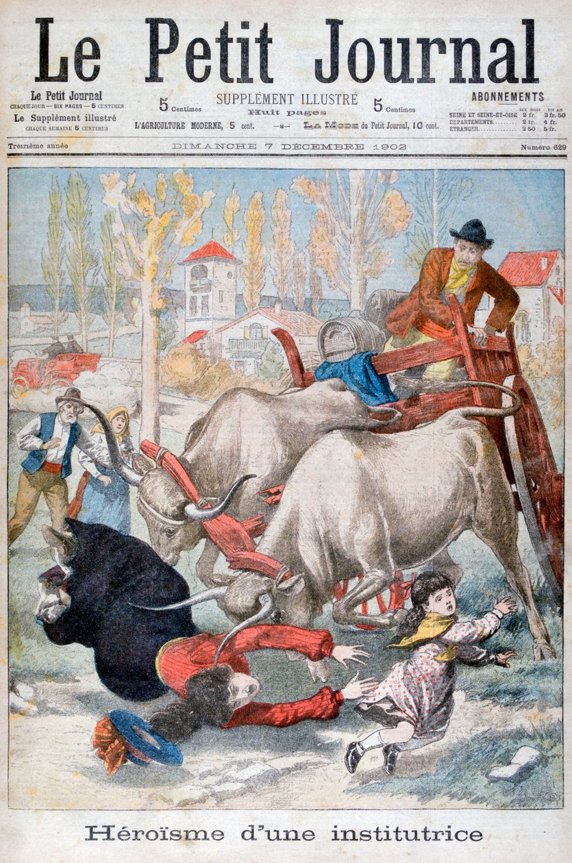 En lærers heltemod, 1902 af Unbekannt