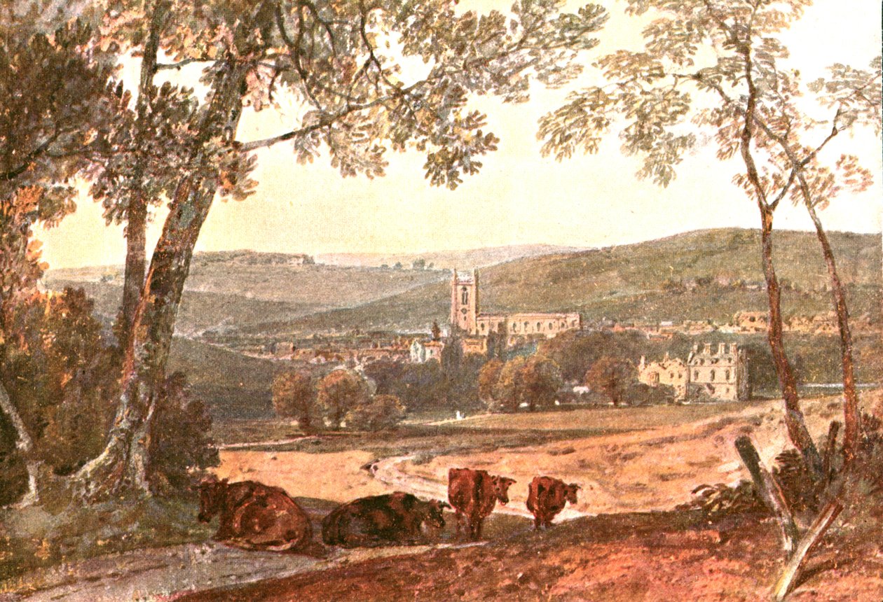High Wycombe fra Marlow Road, c1802, c1900. af Unbekannt