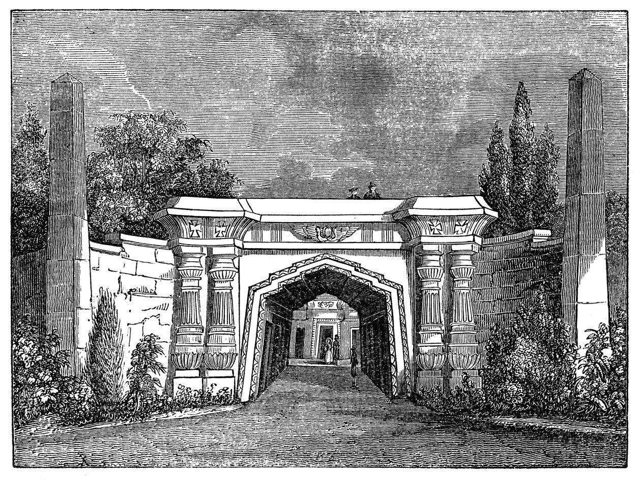 Highgate Cemetery, London, 1838 af Unbekannt