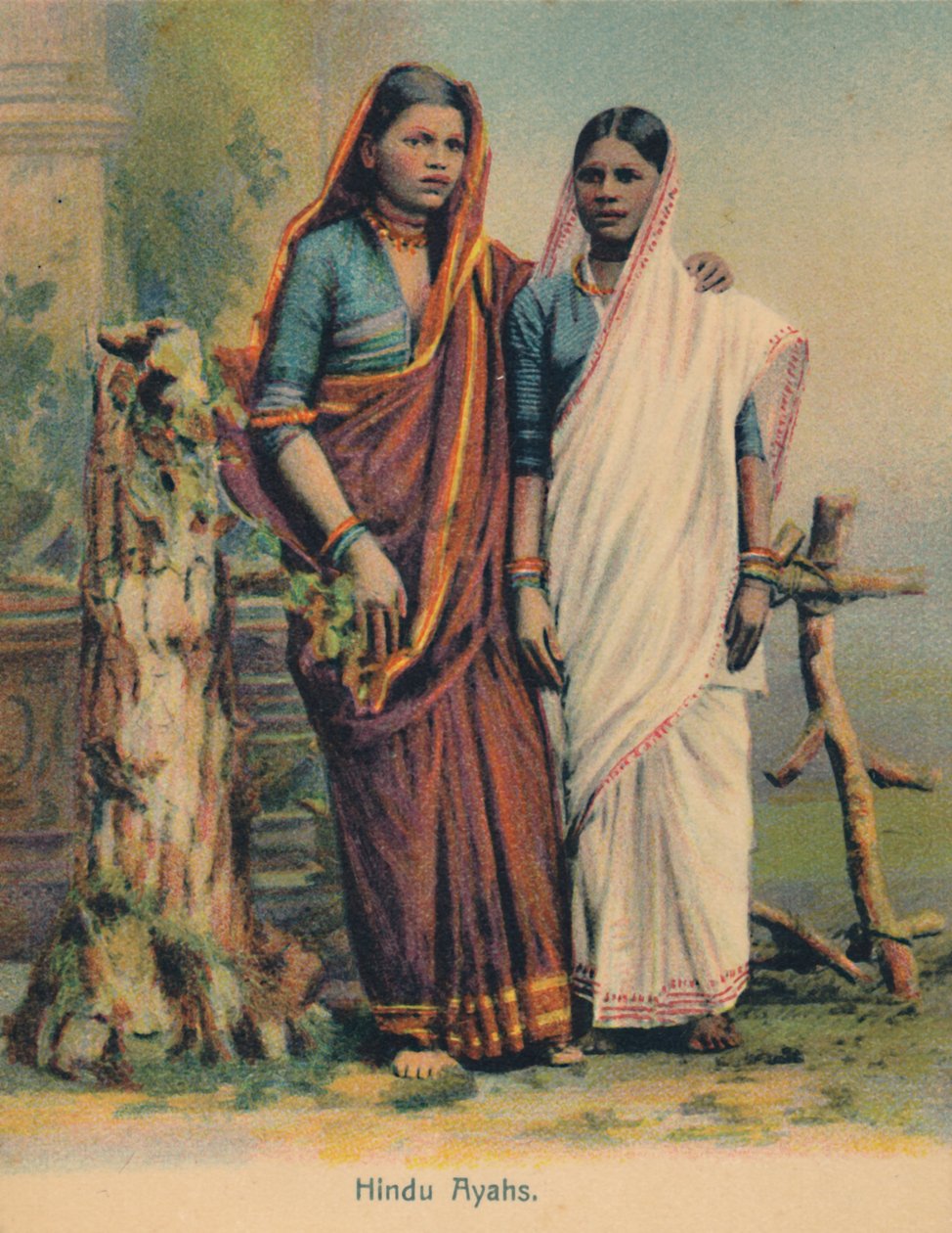 Hindu Ayahs, c1910. af Unbekannt