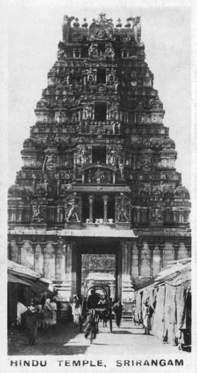 Hindu Temple, Srirangam, Indien, c1925 af Unbekannt