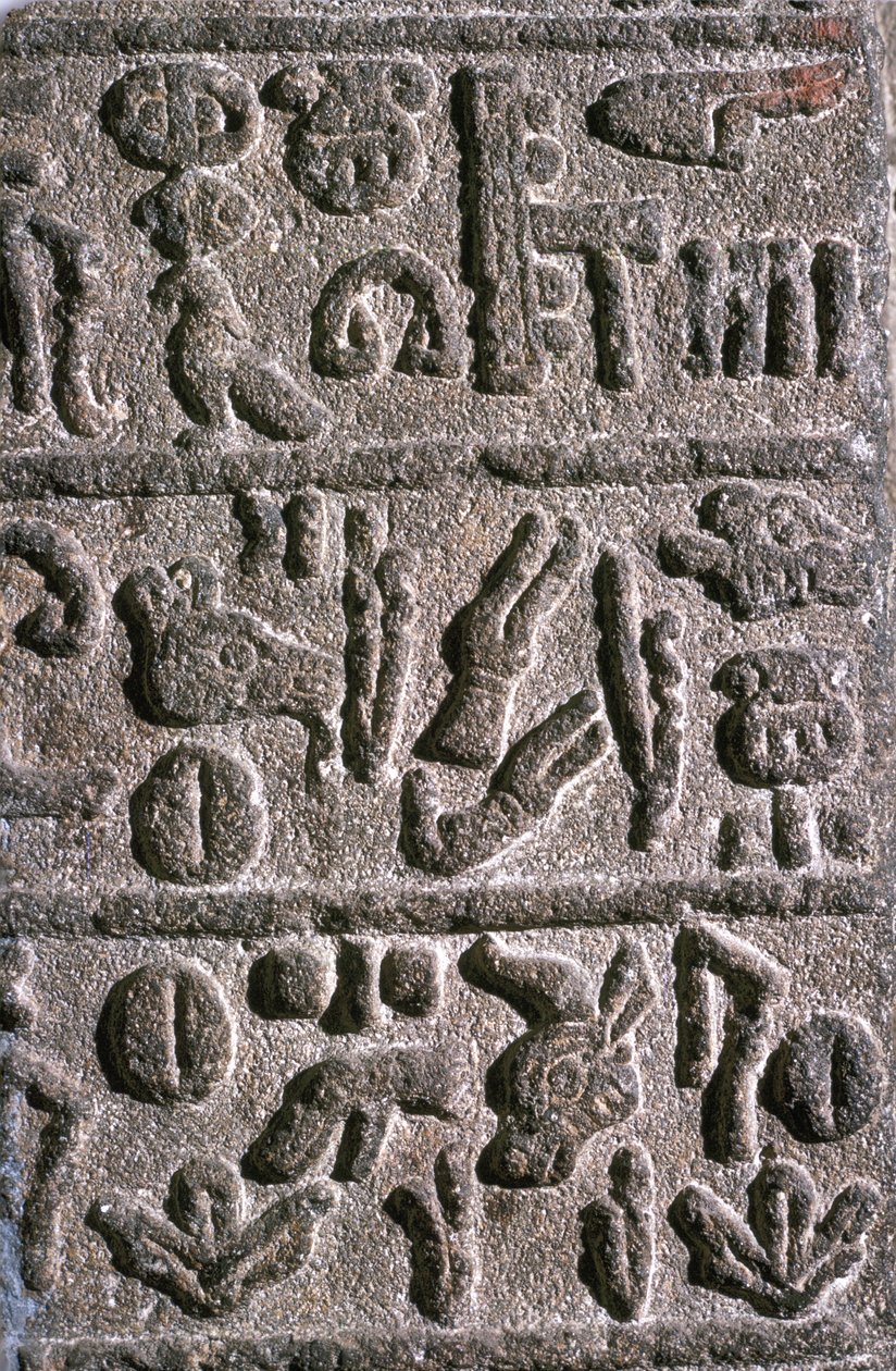 Hettitiske hieroglyffer, c9. århundrede f.Kr af Unbekannt