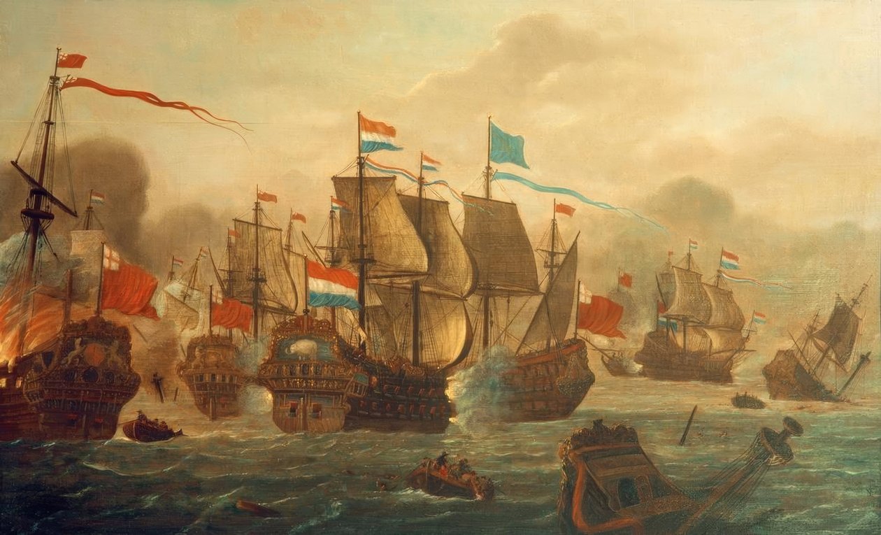 hollandsk-engelsk søslag af Unbekannt