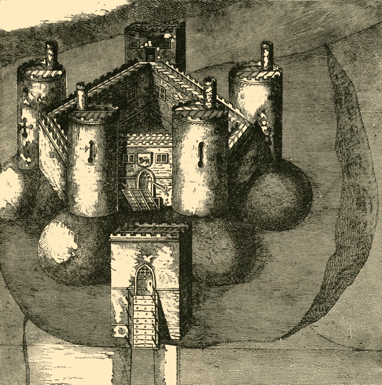 Holt Slot, i 1610, 1898. af Unbekannt