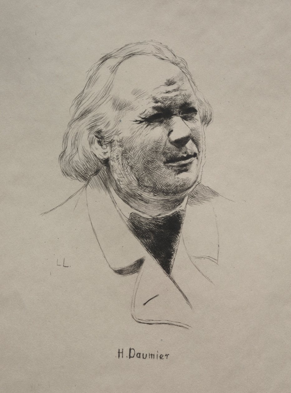 Honore Daumier, 1800-tallet. af Unbekannt