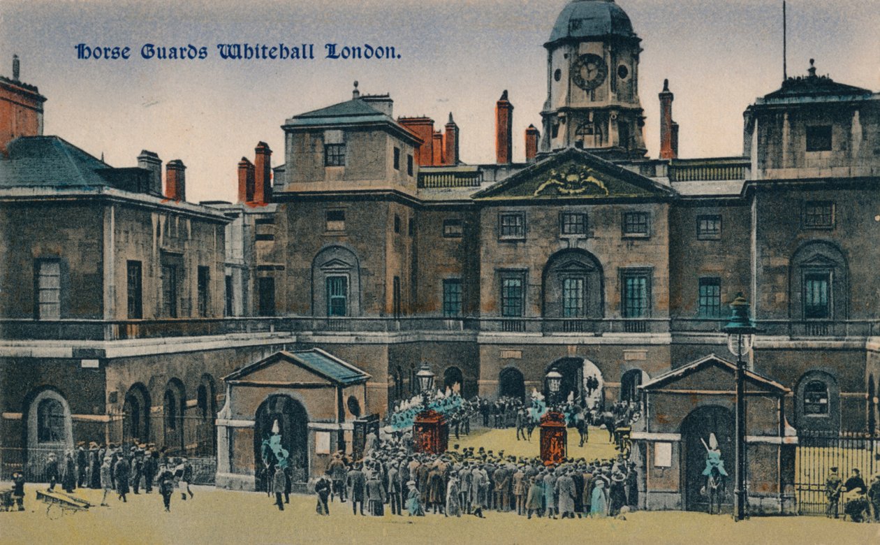 Horse Guards Whitehall London, c1910. af Unbekannt