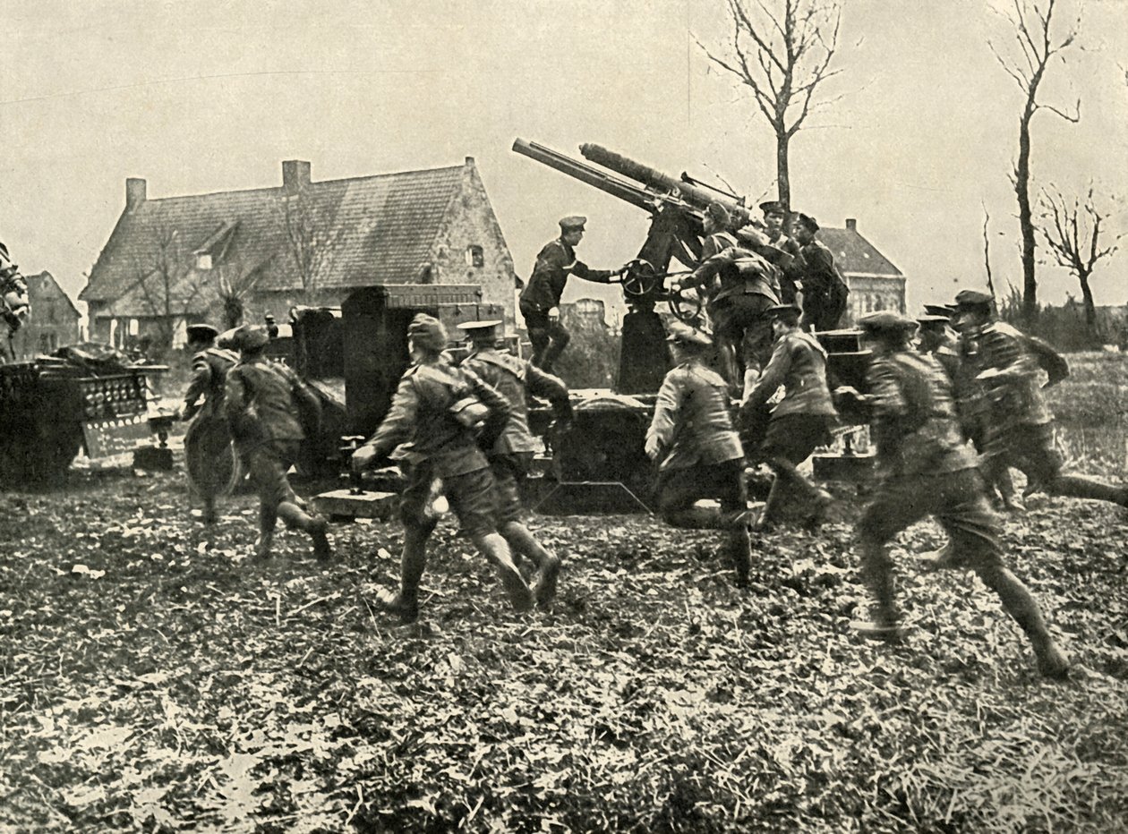Synet fjendtligt fly, 1919. af Unbekannt