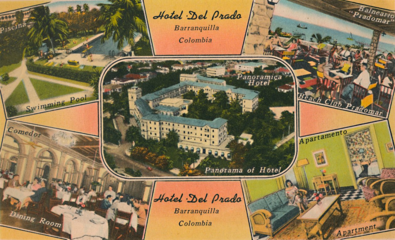 Hotel Del Prado, Barranquilla, Colombia, c1940