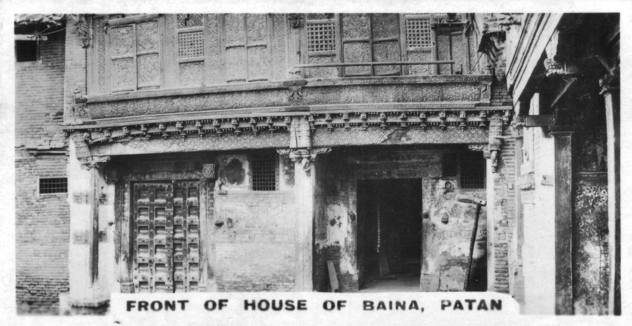 House of Baina, Patan, Indien, c1925 af Unbekannt