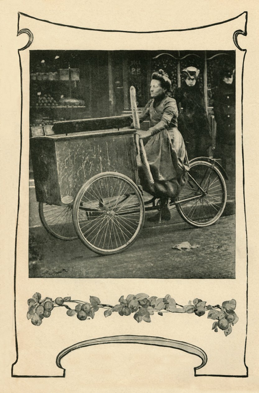 Hvordan brød leveres i Paris, 1901. af Unbekannt