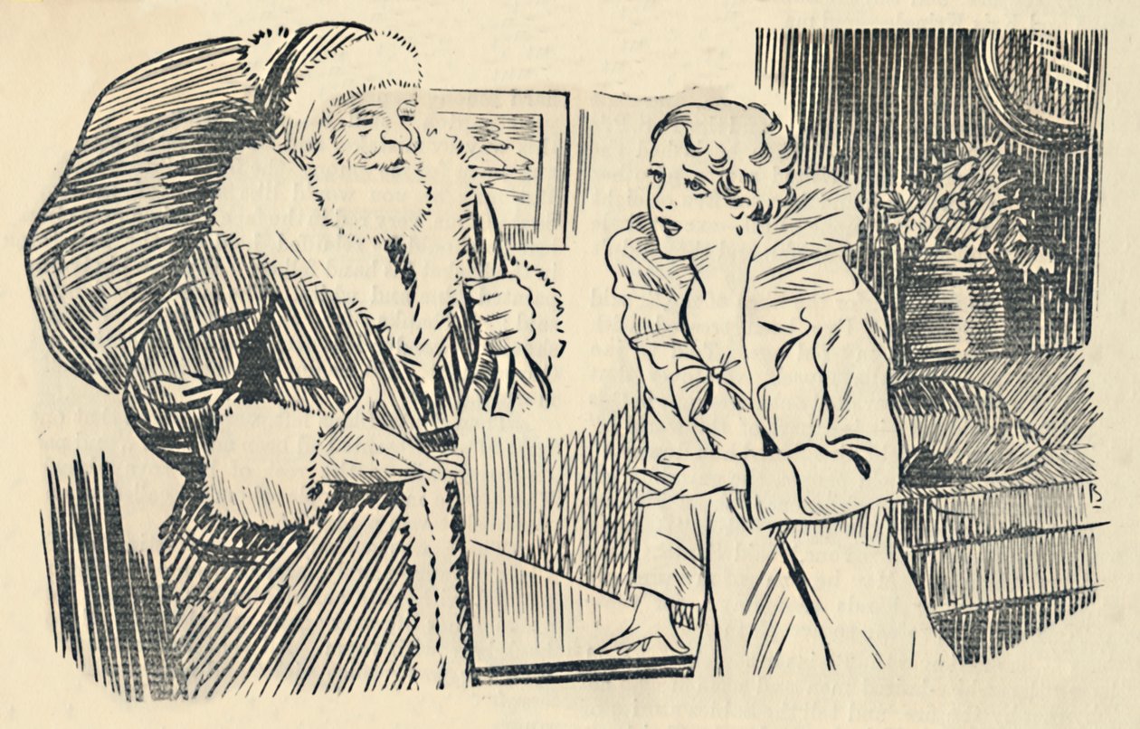 Illustration fra The Mystification of Santa Claus, 1936. af Unbekannt