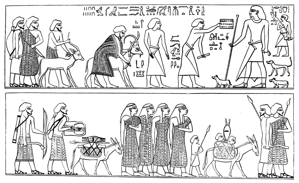 Immigration Semite i Nomist of Mall, 1881 af Unbekannt