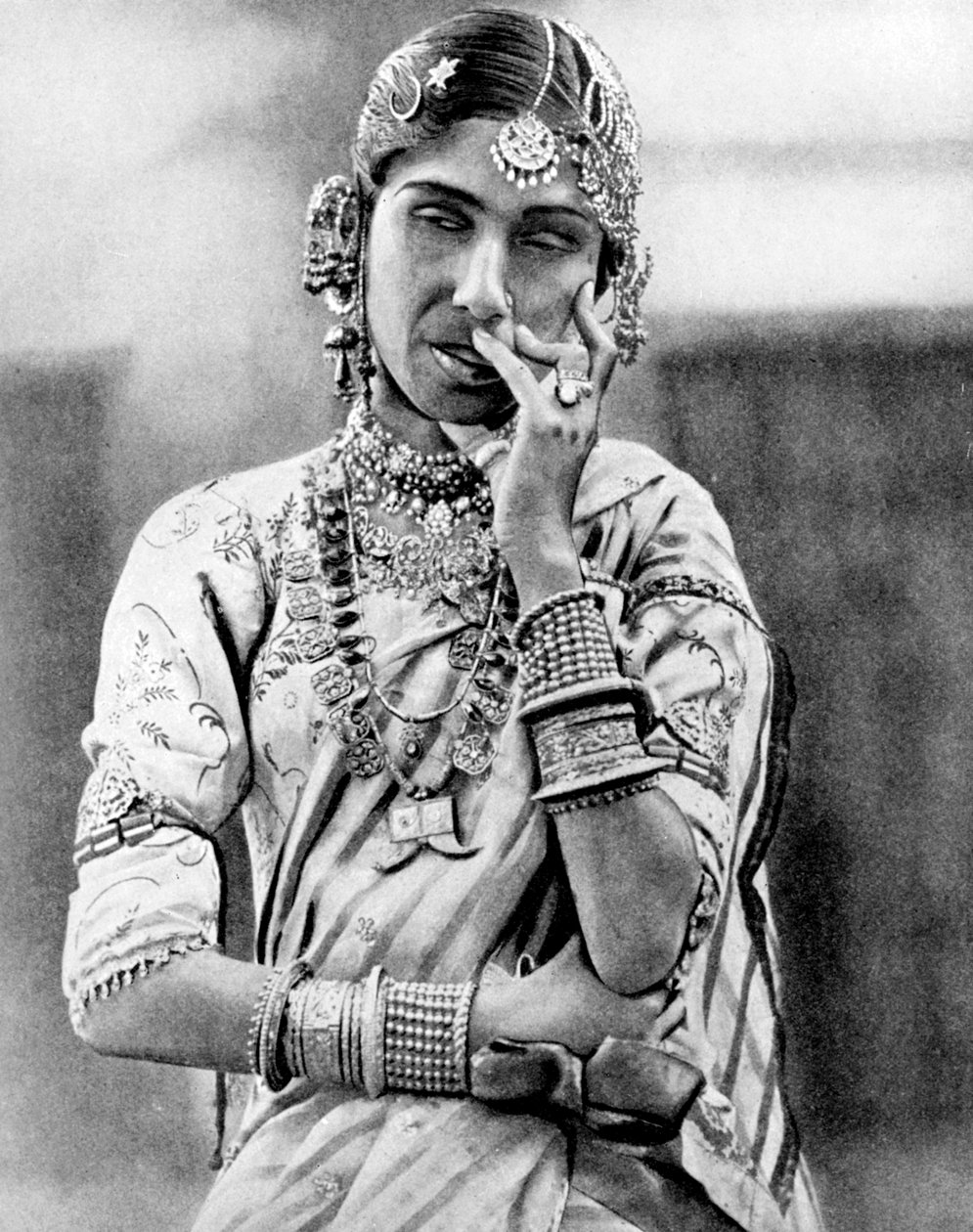 Indisk nautch-pige, 1936 af Unbekannt
