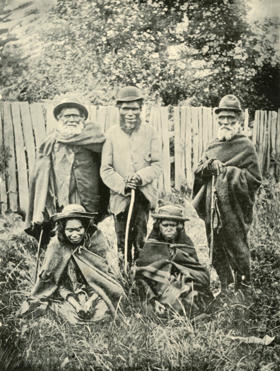 Oprindelige mennesker i Vestaustralien, 1901. af Unbekannt