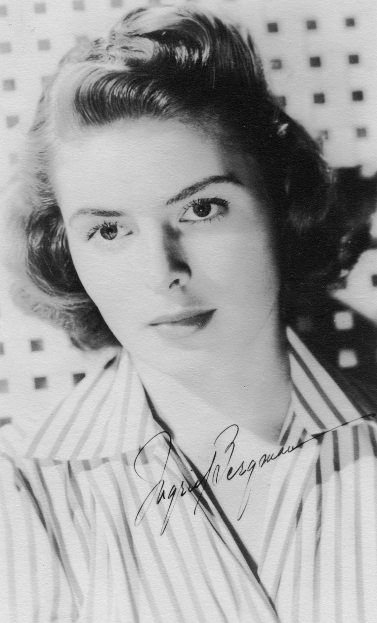 Ingrid Bergman 1915-1982, svensk skuespillerinde, c1930