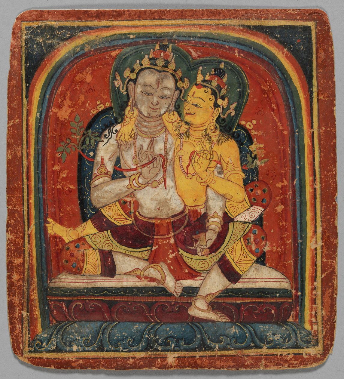 Indledningskort Tsakalis: Maitreya, begyndelsen af det 15. århundrede. af Unbekannt