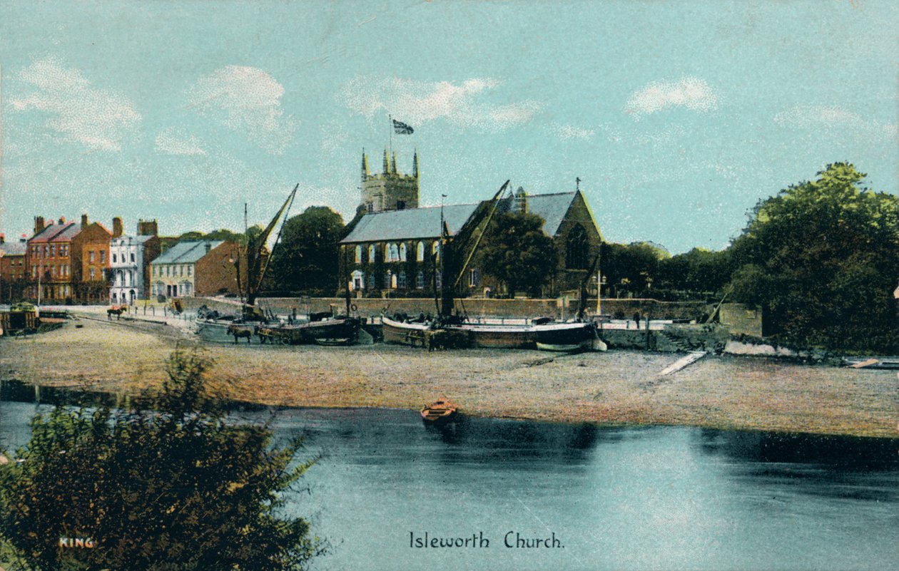 Isleworth Church, London, c1905 af Unbekannt
