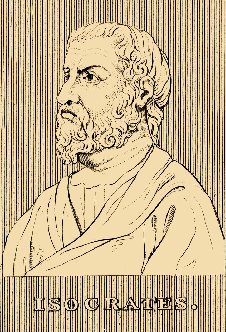 Isokrates, 436-338 f.Kr., 1830. af Unbekannt