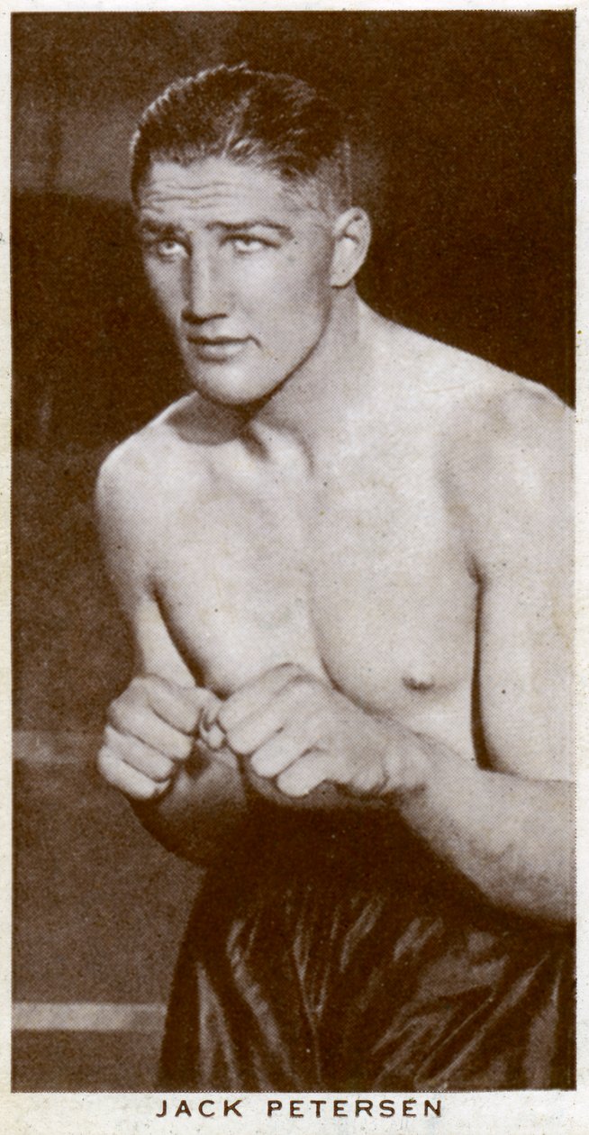 Jack Petersen, walisisk bokser, 1938 af Unbekannt