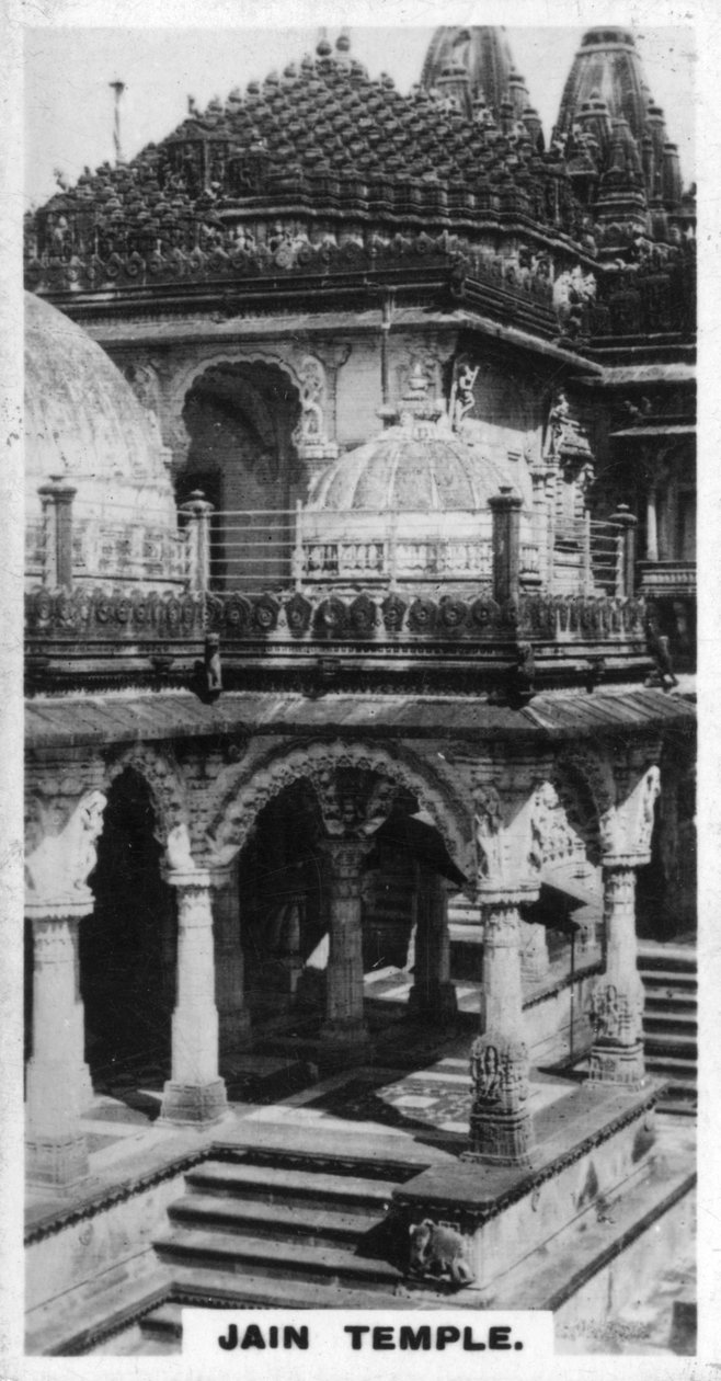 Jain-templet, Ahmedabad, Indien, c1925 af Unbekannt