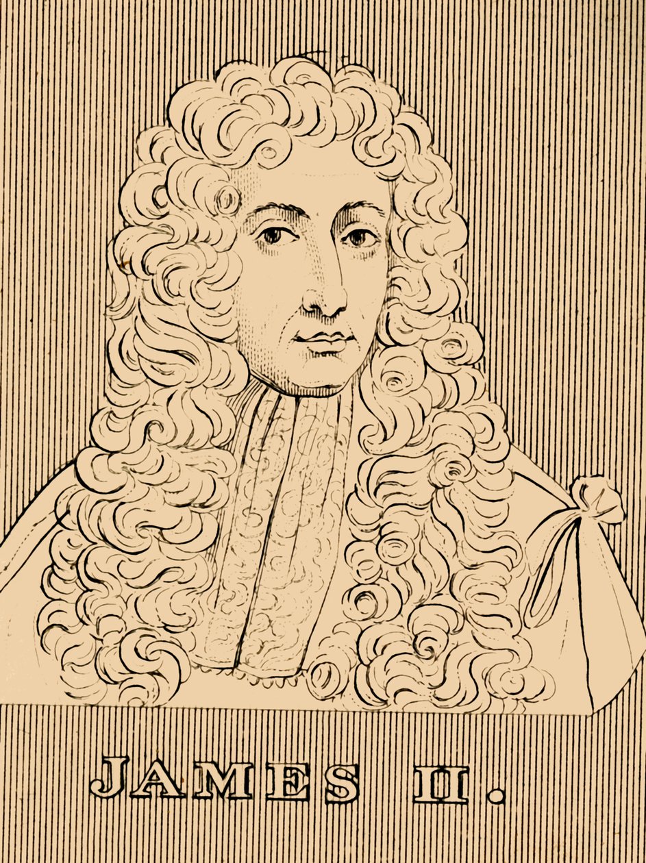 Jakob II, 1633-1701, 1830. af Unbekannt