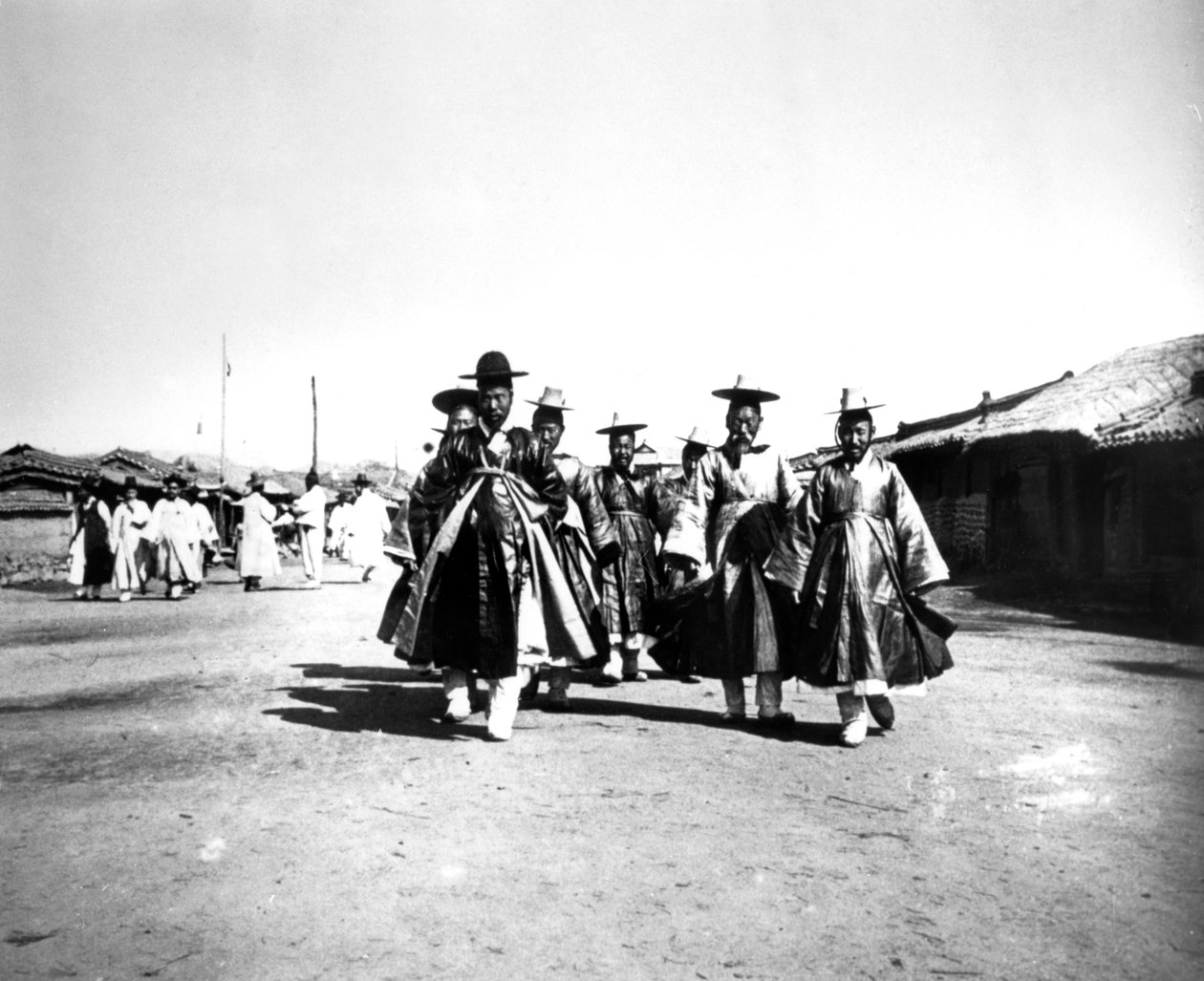 Japanske embedsmænd, Korea, 1900 af Unbekannt