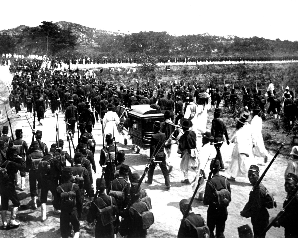 Japanske tropper, Korea, 1900 af Unbekannt